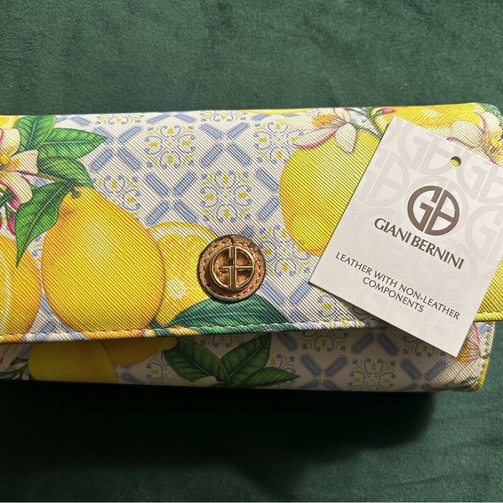Giani Bernini Yellow Floral Women's Bag